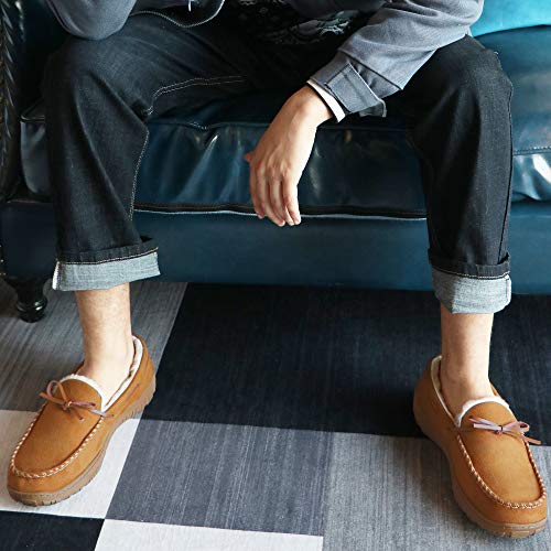 MIXIN Anti-Slip Memory Foam Slippers for Men Indoor/Outdoor